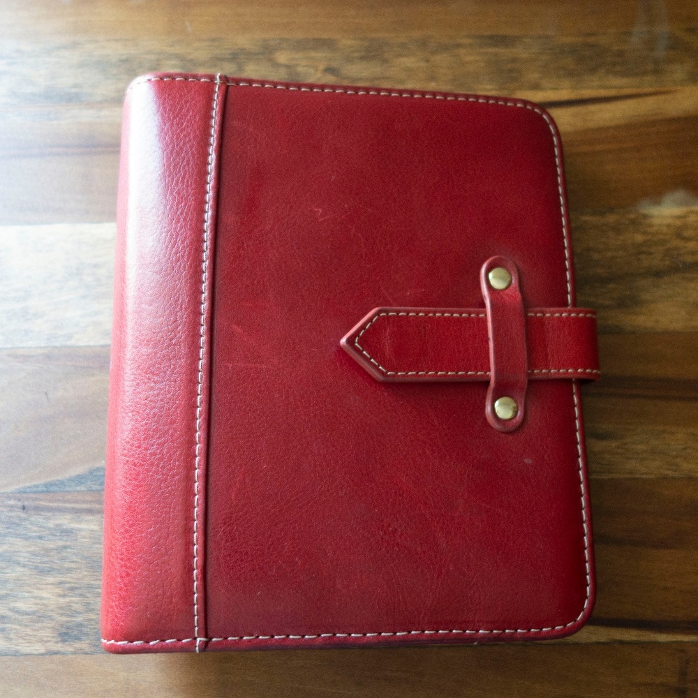 Vintage Aurora Compact Binder/Planner